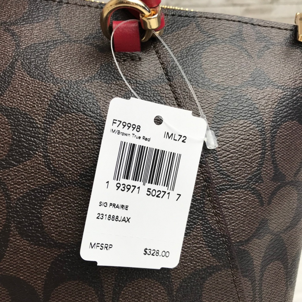 👜COACH🌺PRAIRIE SATCHEL 10 1/2" - Picture 6 of 8